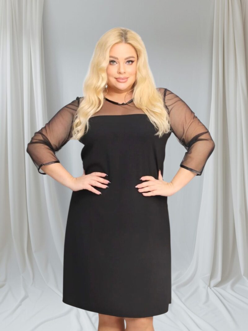 Sukienka Harper trapezowa tiul czarna