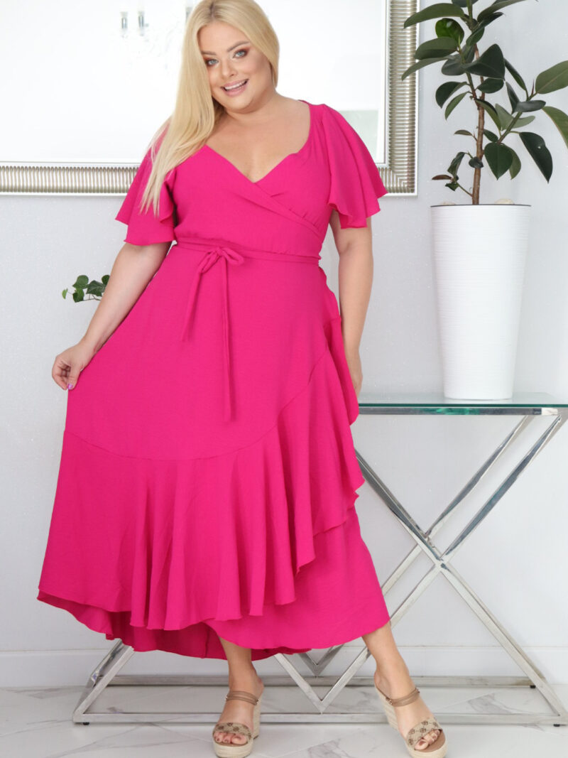 Sukienka ALBINA: Wygoda i elegancja w jednym. Poznaj sukienkę, w której się zakochasz! AMARANT