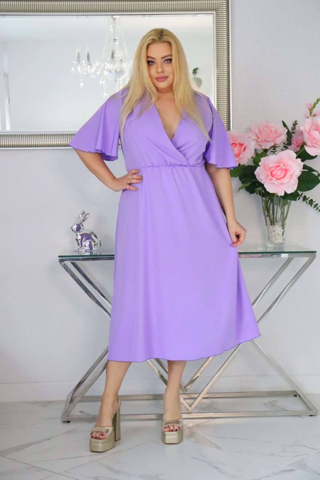 Wielkie wyjście, codzienny look? Z MONSORI zawsze trafisz. Liliowa. - obrazek 3